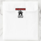 DIT ONROEREND GOED STAAT ONDER TOEZICHT STICKER (Tas)