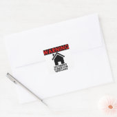 DIT ONROEREND GOED STAAT ONDER TOEZICHT STICKER (Envelop)