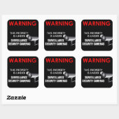 DIT ONROEREND GOED STAAT ONDER TOEZICHT STICKER (Vel)