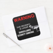 DIT ONROEREND GOED STAAT ONDER TOEZICHT STICKER (Envelop)