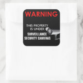 DIT ONROEREND GOED STAAT ONDER TOEZICHT STICKER (Tas)