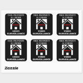 DIT ONROEREND GOED STAAT ONDER TOEZICHT STICKER (Vel)
