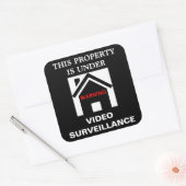 DIT ONROEREND GOED STAAT ONDER TOEZICHT STICKER (Envelop)