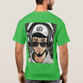 Dit ontwerp combineert humor met een gaming thema  t-shirt (Achterkant)