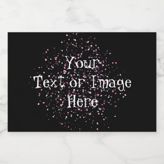 Dit ontwerp sparkling wijnetiket (Enkel label)