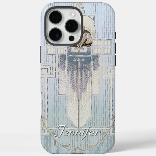 Dit ontwerp van kunstmiddeleuveau Geometrische Flo Case-Mate iPhone Case (Achterkant)