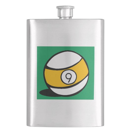 Dit ontwerp van Nine Ball is een geweldig cadeauid Flacon (Voorkant)