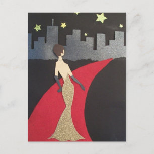 Dit ontwerp zal je altijd glamoureus maken! briefkaart