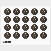 Dit ontwerp ziet er erg goed uit ronde sticker (Vel)