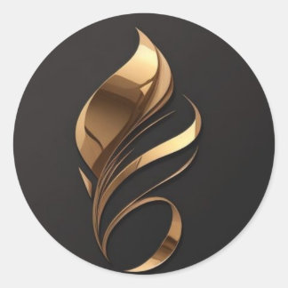 Dit ontwerp ziet er erg goed uit ronde sticker