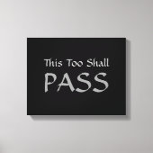 "Dit ook zal overgaan" Canvas (Voorkant)