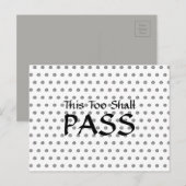 "Dit ook zal passeren" Spiral Polka Dot Briefkaart (Voorkant / Achterkant)