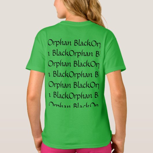 Dit organisme—intellectuele eigendom Orphan Black T-shirt (Achterkant)