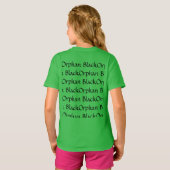 Dit organisme—intellectuele eigendom Orphan Black T-shirt (Achterkant volledig)