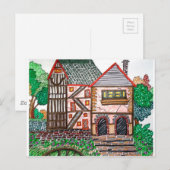 DIT OUDE HUIS BRIEFKAART (Voorkant / Achterkant)