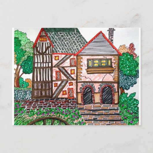DIT OUDE HUIS BRIEFKAART (Voorkant)
