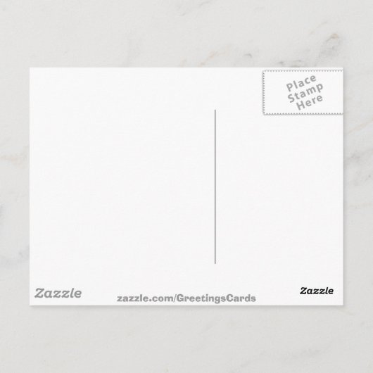 Dit oude konijn van mijn briefkaart (Achterkant)