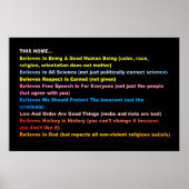 Dit Parlement gelooft Poster (Voorkant)