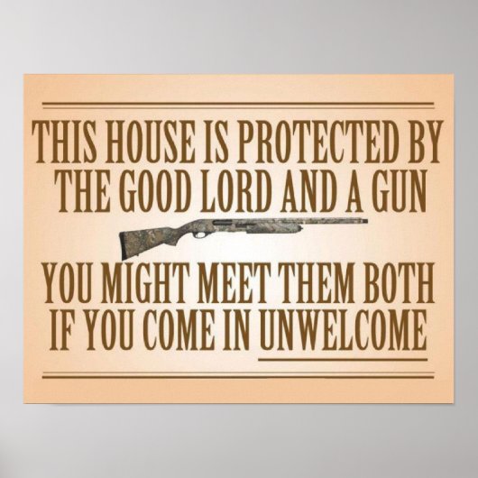 Dit Parlement wordt beschermd door de goede heer e Poster (Voorkant)