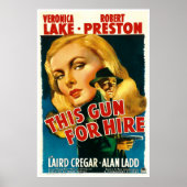 Dit Pistool voor hire -  Poster van 1942 film (Voorkant)