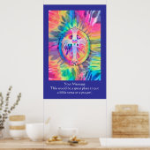 Dit Poster aanpassen - Tye Dye Cross (Keuken)