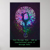 Dit Poster aanpassen - Yoga-structuur (Voorkant)