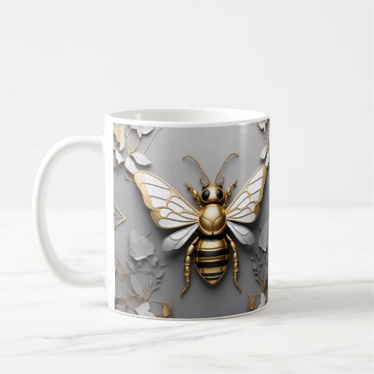 Dit prachtige stukje bijenkunst Coffee Mok (Links)