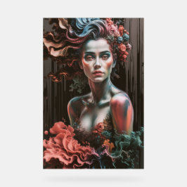 Dit rauwe kunstwerk brengt je terug naar 1912 acryl bord