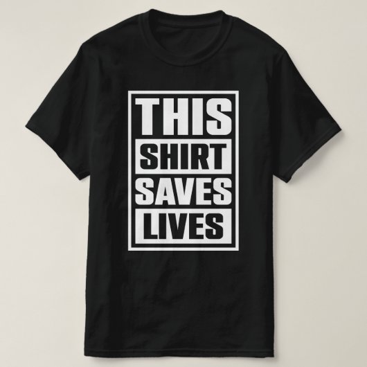Dit redt levens t-shirt (Design voorkant)