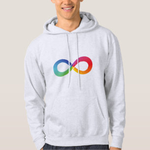 Dit regenboogoneindige shirt symboliseert wat het