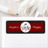 Dit retro gerecht komt van jou! Custom Etiket (Insitu)