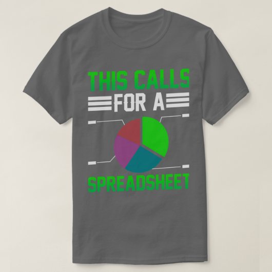 Dit roept een de lijstboekhouding van het de Sprea T-shirt (Design voorkant)