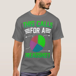 Dit roept een de lijstboekhouding van het de Sprea T-shirt