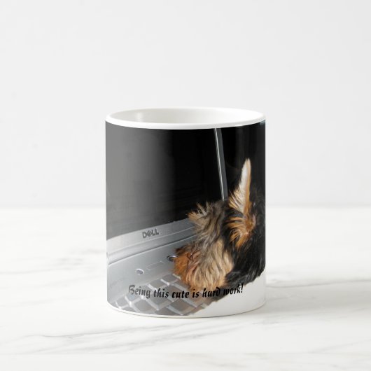 Dit schattig zijn is hard werken! koffiemok (Center)