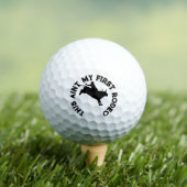Dit schildert mijn eerste rodeo golfballen (Insitu Shirt)
