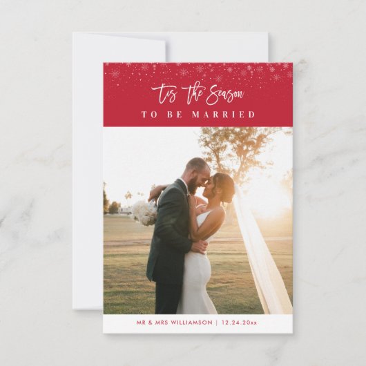 dit seizoen | Aankondiging vakantiebruiloft (Voorkant)