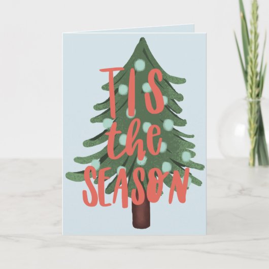 dit seizoen feestdagen kaart (Voorkant)