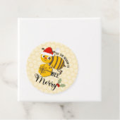 Dit seizoen is het een vrolijke bijenkaart bedankjes labels (In situ)