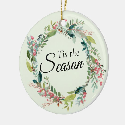 Dit seizoen keramisch ornament (Links)