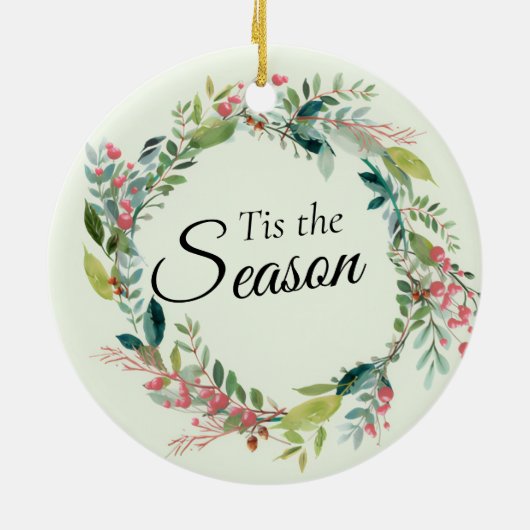 Dit seizoen keramisch ornament (Achterkant)