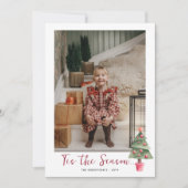 Dit seizoen... Kerstfoto Feestdagenkaart (Voorkant)