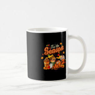 Dit seizoen pompoen blad latte Herfst volleybal Koffiemok