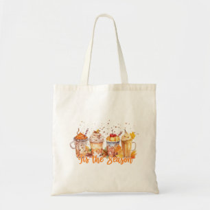 Dit seizoen pompoen kruiden Drink Halloween Tote Bag