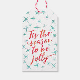 Dit seizoen Snowflake cadeau labels Cadeaulabel