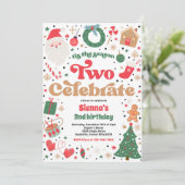 Dit seizoen vieren we de verjaardag van Kerstmis Kaart (Staand voorkant)