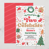 Dit seizoen vieren we de verjaardag van Kerstmis Kaart (Voorkant / Achterkant)