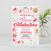 Dit seizoen vieren we de verjaardag van Kerstmis Kaart (Staand voorkant)