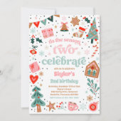 Dit seizoen vieren we de verjaardag van Kerstmis Kaart (Voorkant)