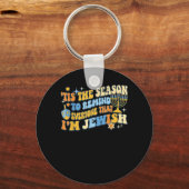Dit seizoen voor iedereen die Joods Chanoeka is Sleutelhanger (Voorkant)