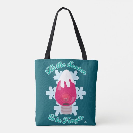 Dit seizoen wordt Freezin Funny Christmas Fun Tote Bag (Achterkant)